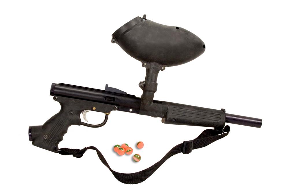 Paintball Gun And Balls Details