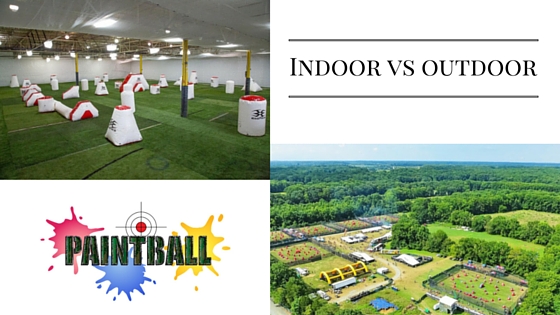 Indoor vs outdoor paintball