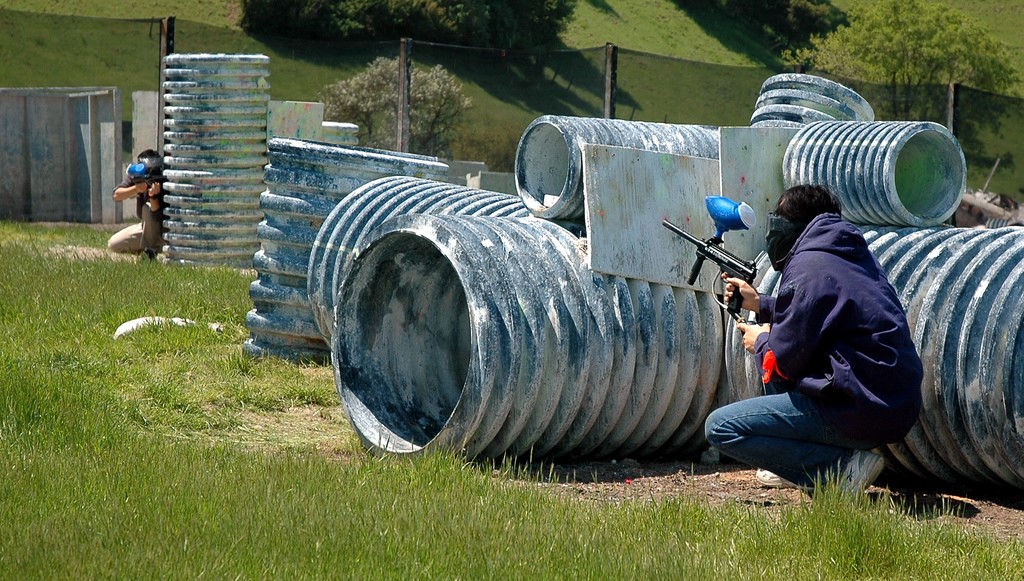 Outdoor paintball