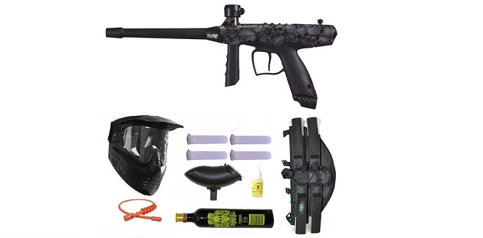 Tippmann Gryphon Paintball Marker Gun 3Skull Sniper Set 