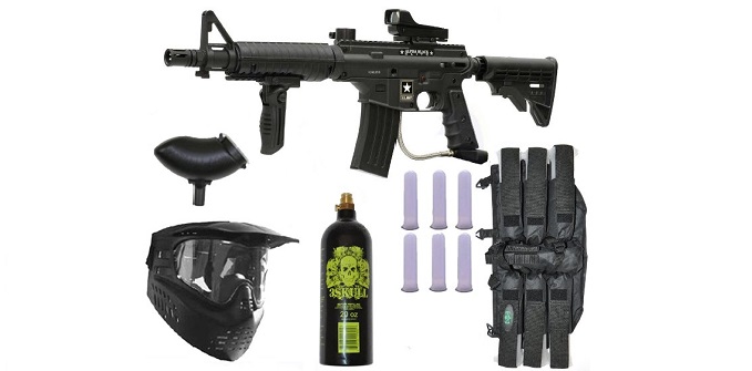 US Army Alpha Black Elite Paintball Gun