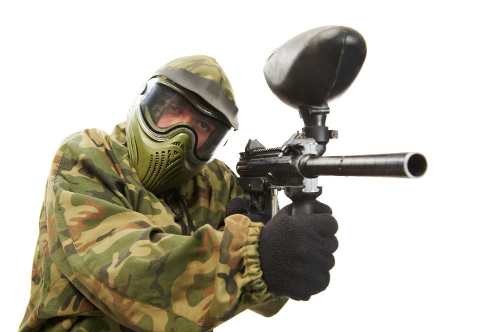 Wear the Paintball Mask