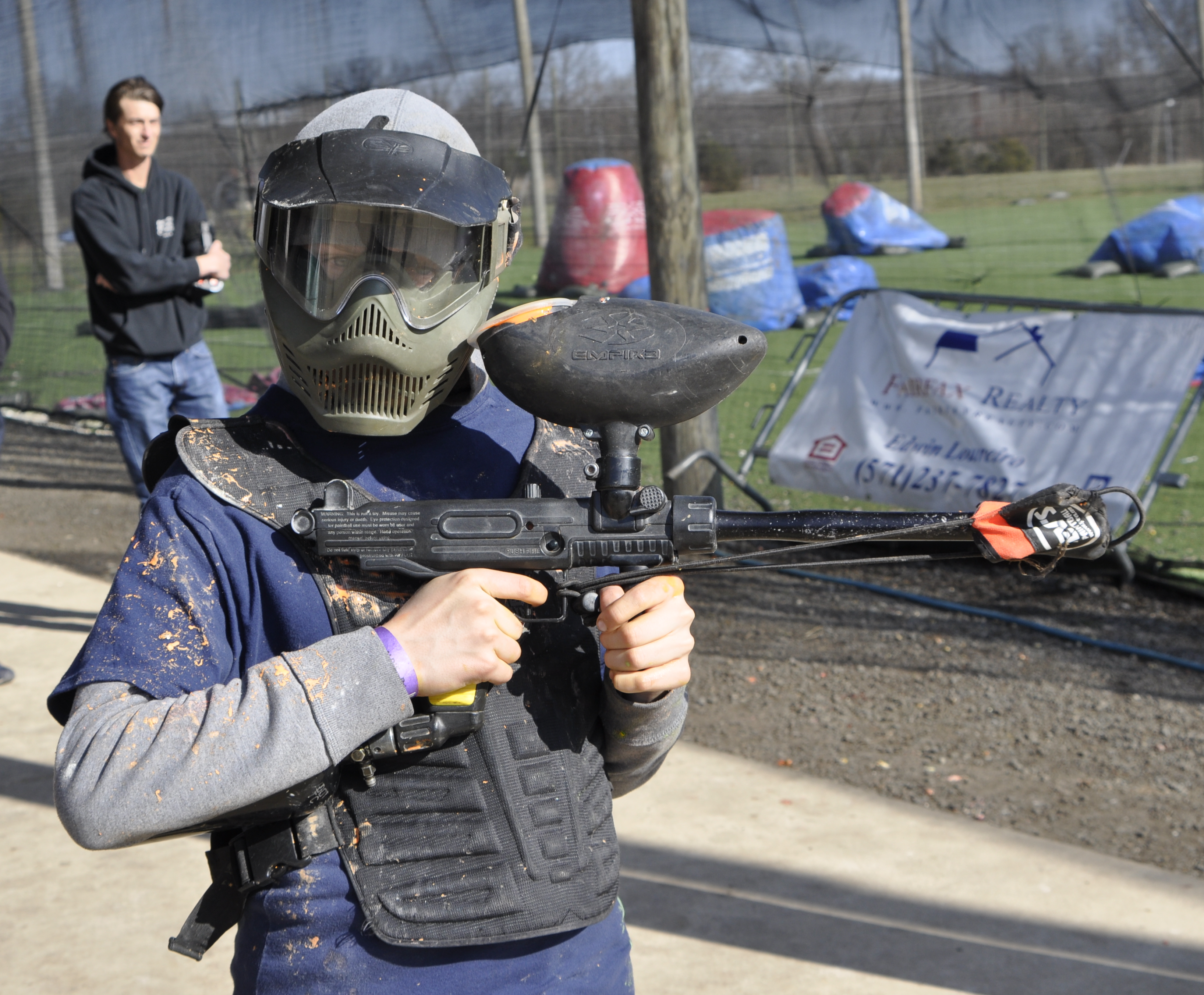 Paintball player