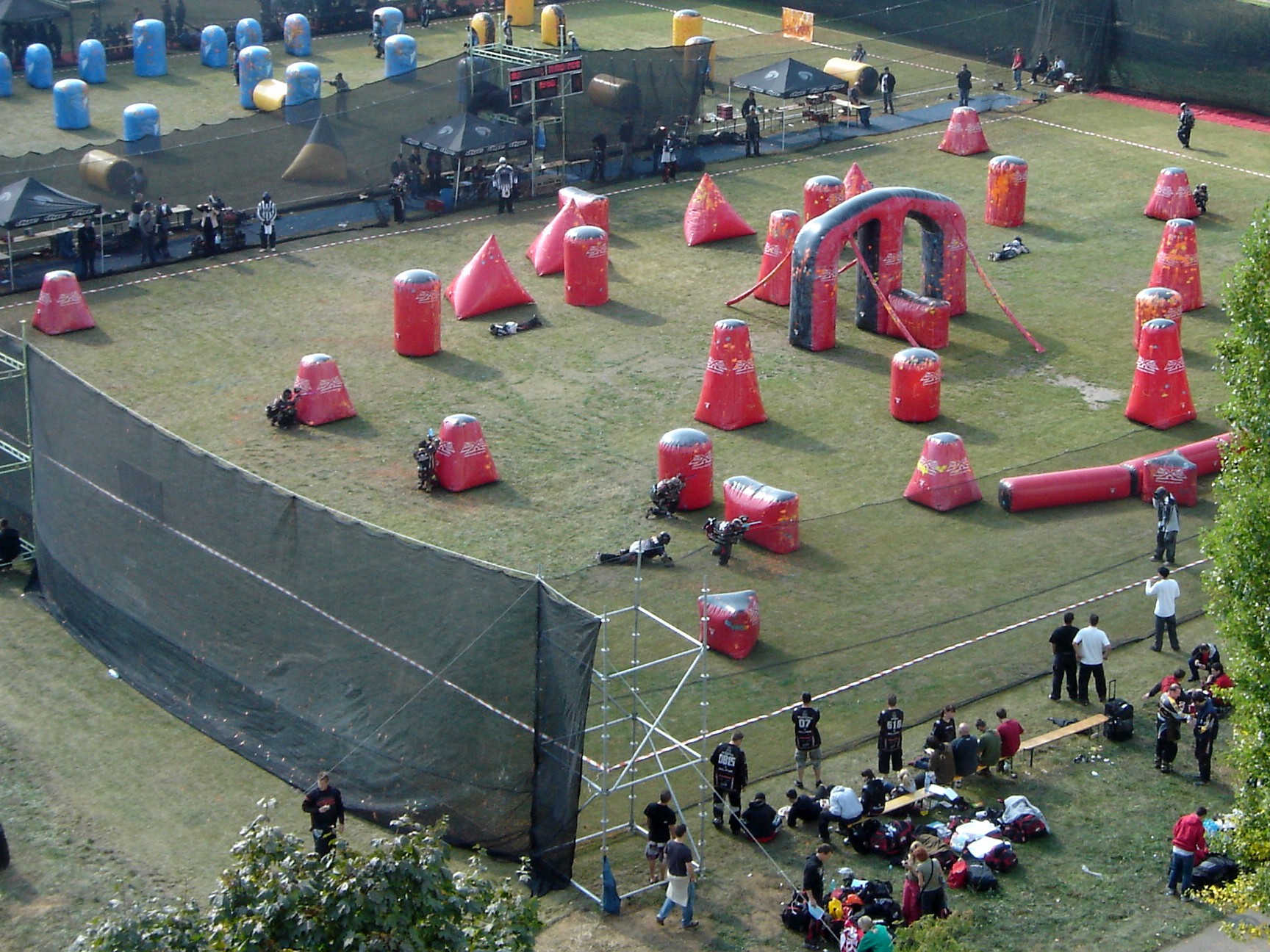 Speedball game field