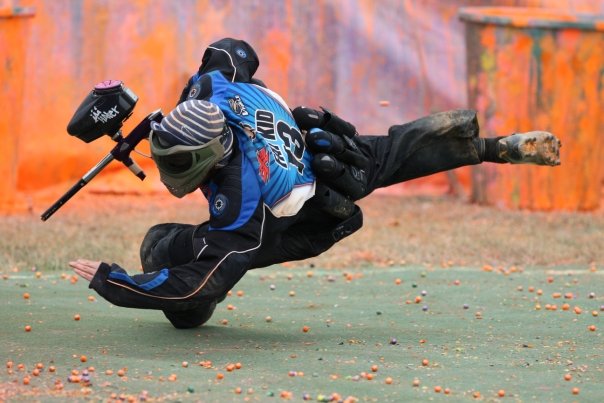 paintball player