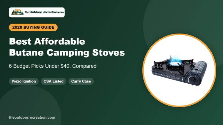 Best affordable butane camping stove 2026