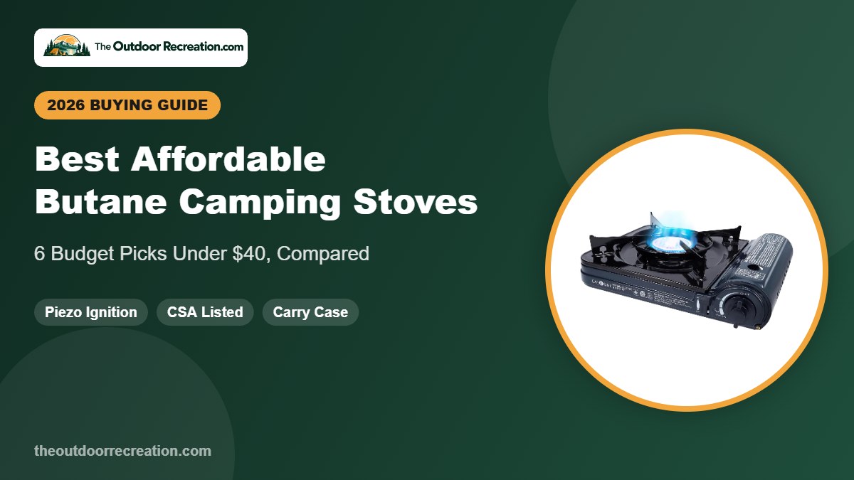 Best affordable butane camping stoves 2026