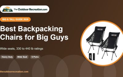 Best Backpacking Chair for Big Guys 2026: 6 Heavy-Duty Picks