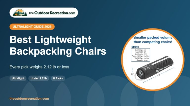 Best lightweight backpacking chair 2026
