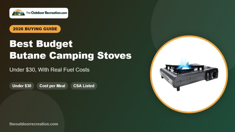 Best budget butane camping stove 2026